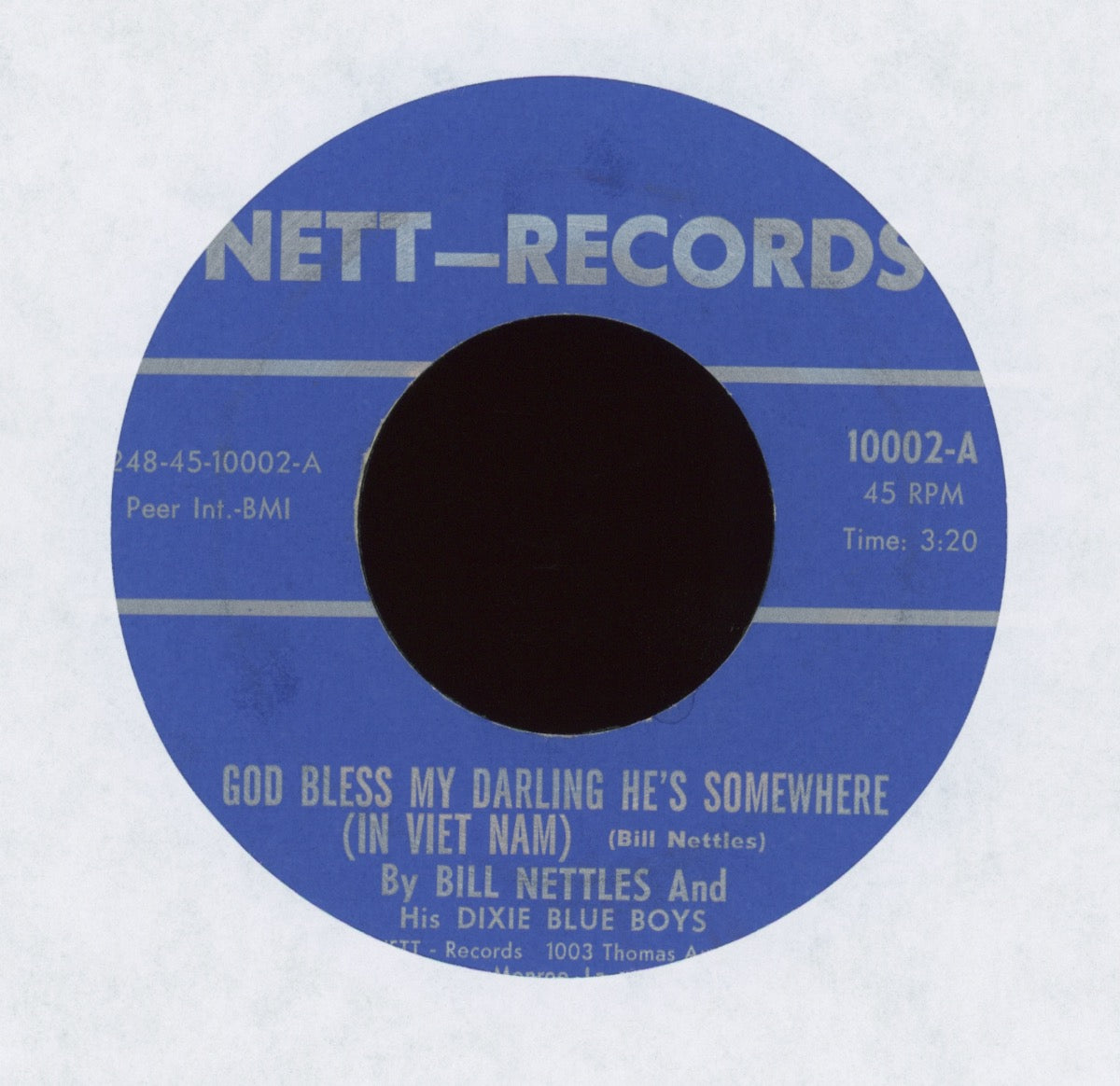 Bill Nettles And His Dixie Blue Boys - Got A Lot Of Lovin' To Do on Nett