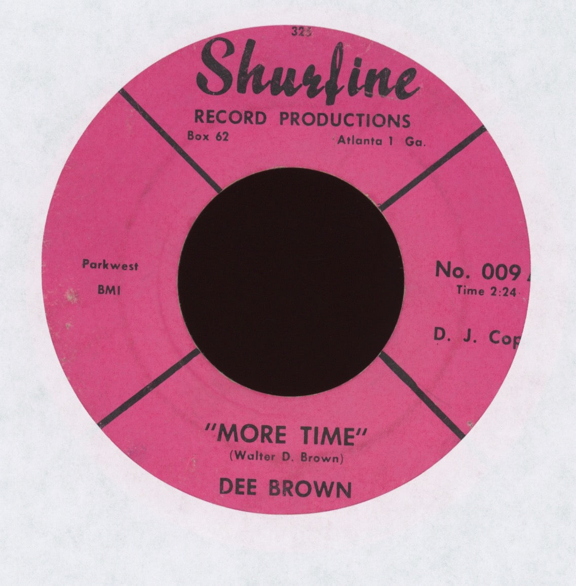 Dee Brown - More Time on Shurfine