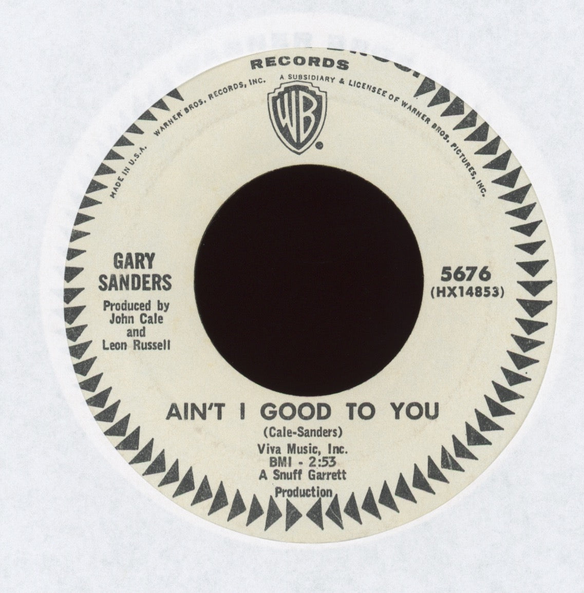 Gary Sanders - Ain't No Beatle on Warner Bros Promo