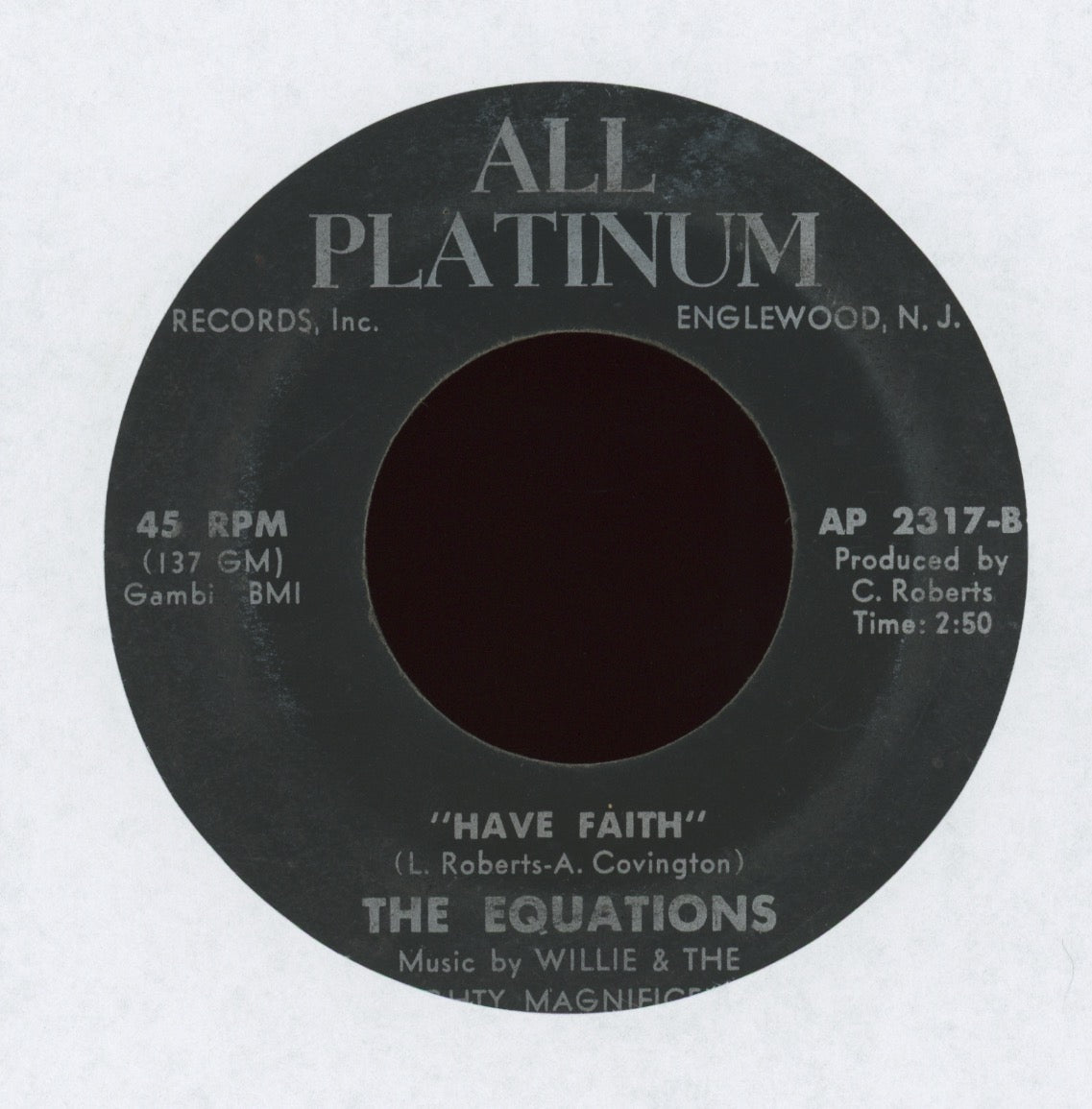 The Equations - You Were No Good (From The Git-Go) on All Platinum