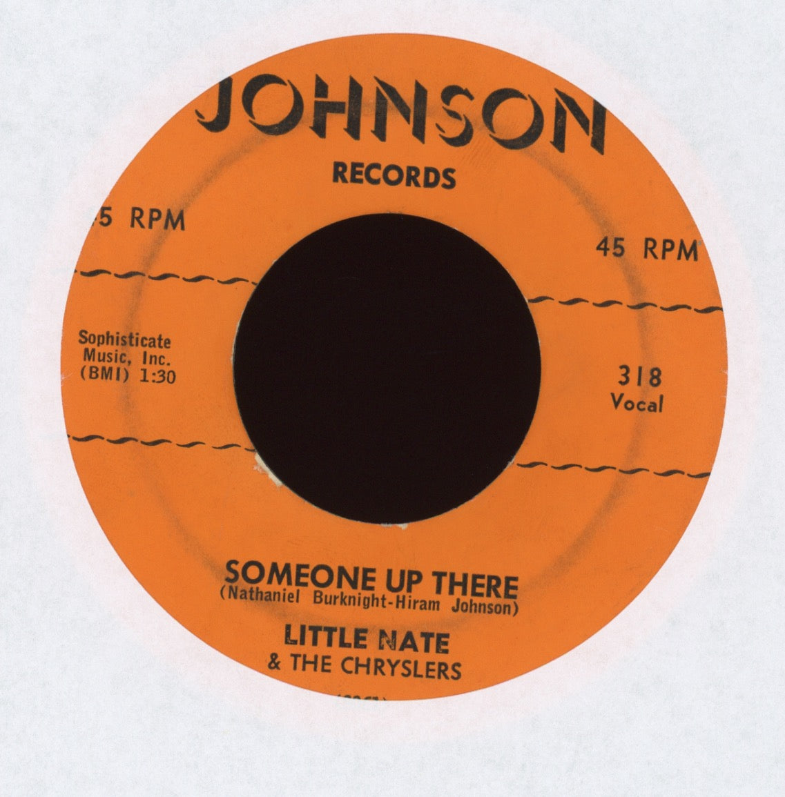 Little Nate & The Chryslers - Someone Up There on Johnson