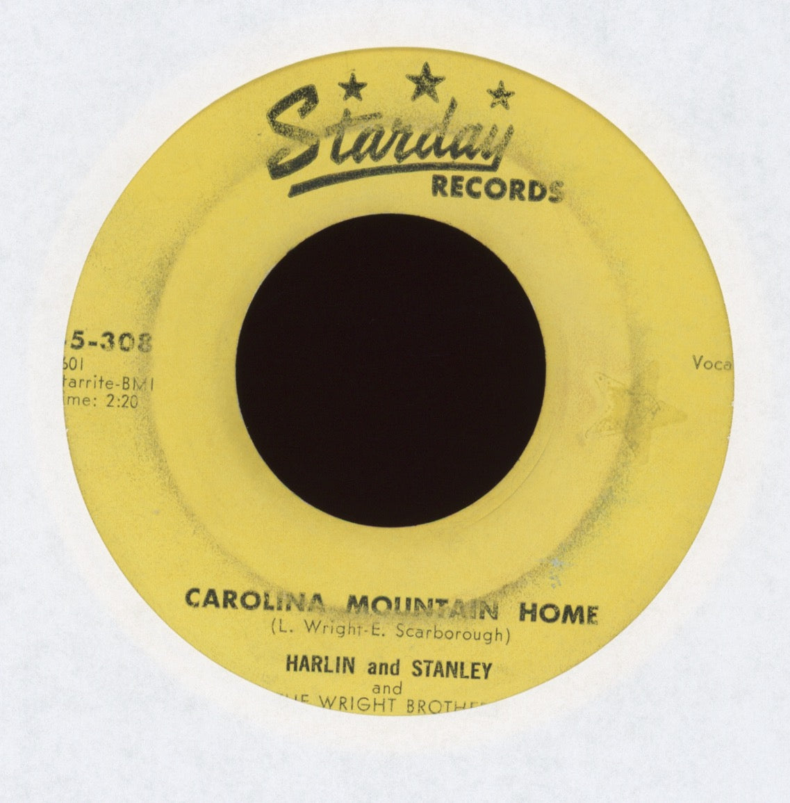 Harlin And Stanley - Carolina Mountain Home on Starday