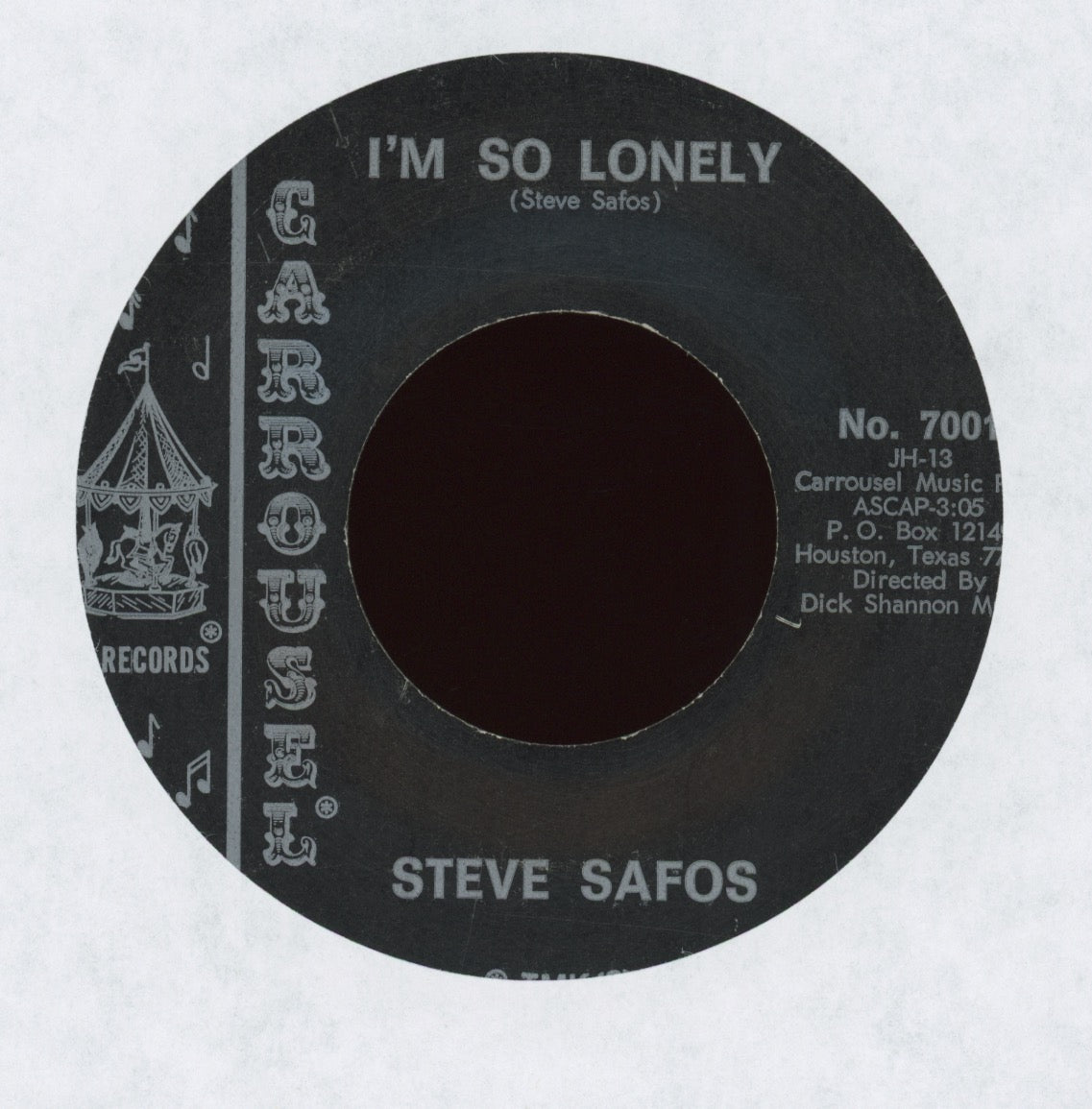 Steve Safos - I'm So Lonely on Carousel