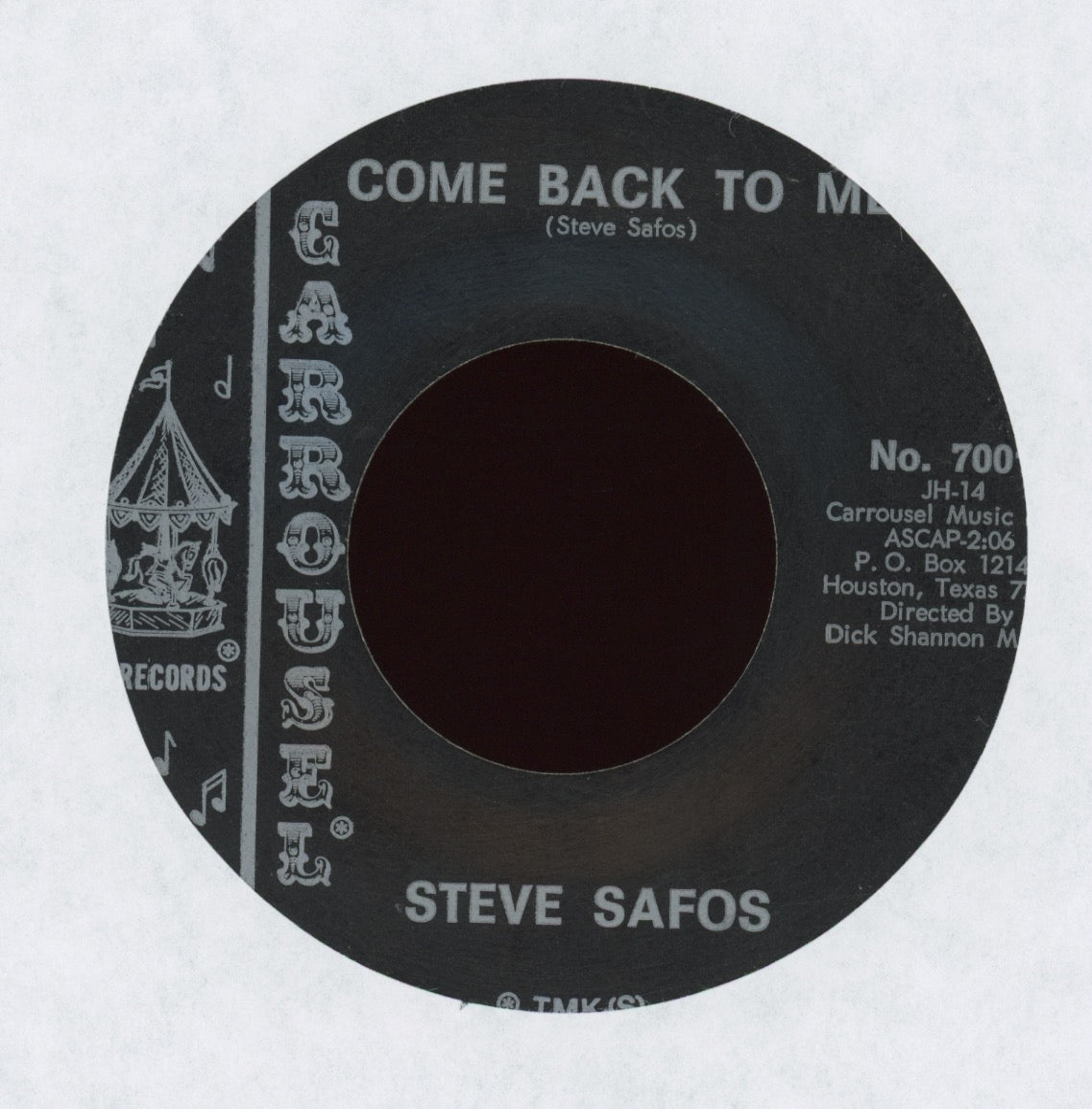 Steve Safos - I'm So Lonely on Carousel