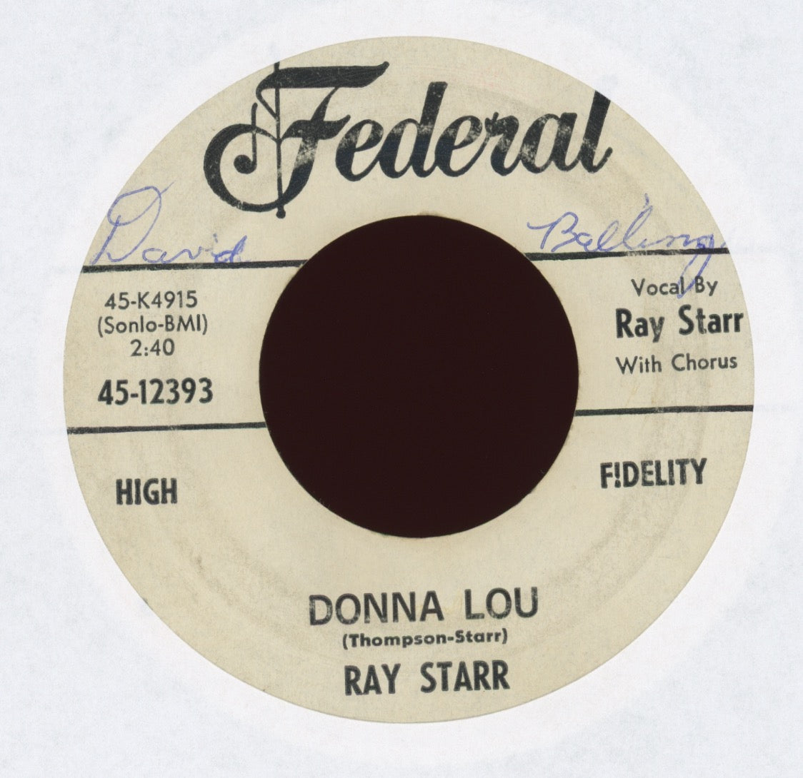 Ray Starr - Donna Lou on Federal Promo