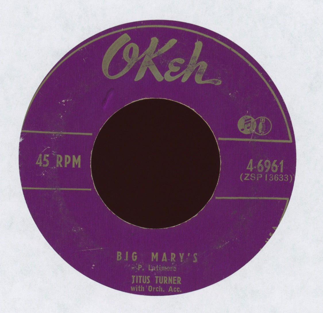 Titus Turner - Big Mary's on Okeh