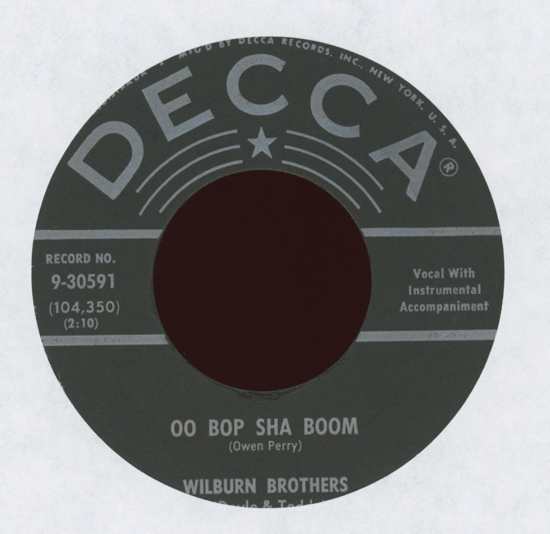 The Wilburn Brothers - Oo Bop Sha Boom on Decca