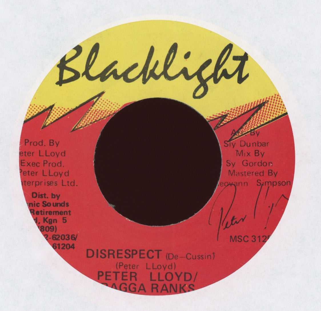 Peter Lloyd & Fragga Ranks - Disrespect on Blacklight
