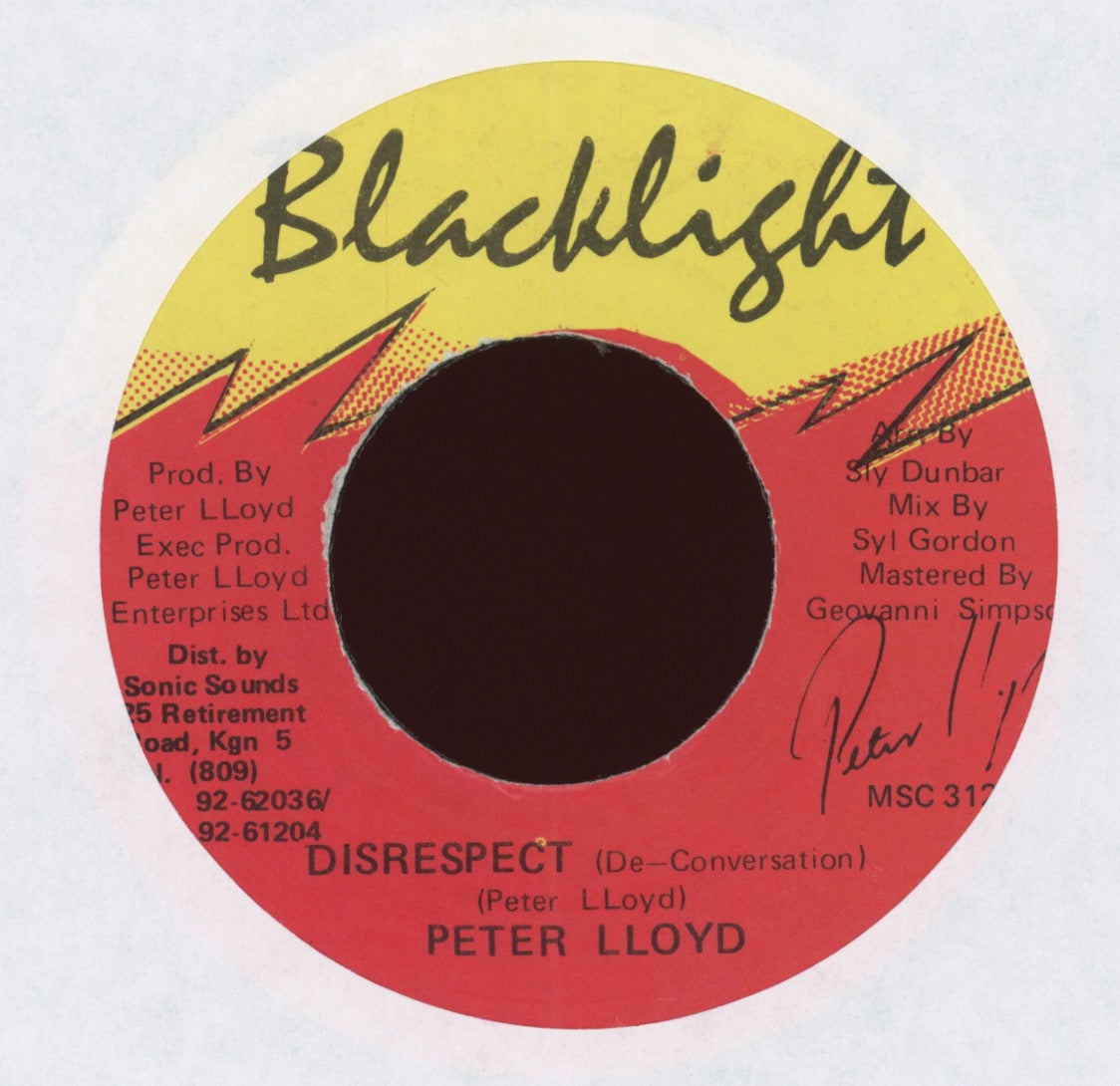 Peter Lloyd & Fragga Ranks - Disrespect on Blacklight