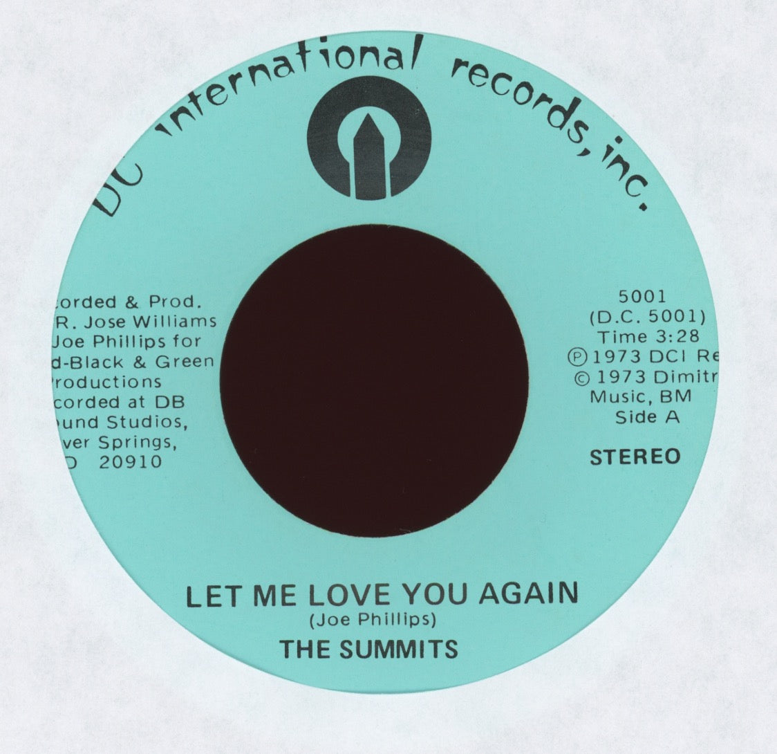 The Summits - Let Me Love You Again on DC International