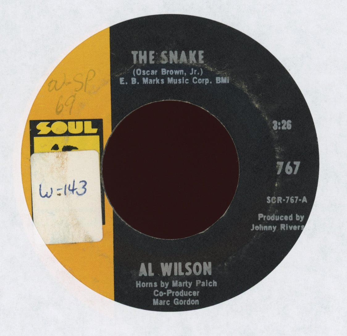 Al Wilson - The Snake on Soul City