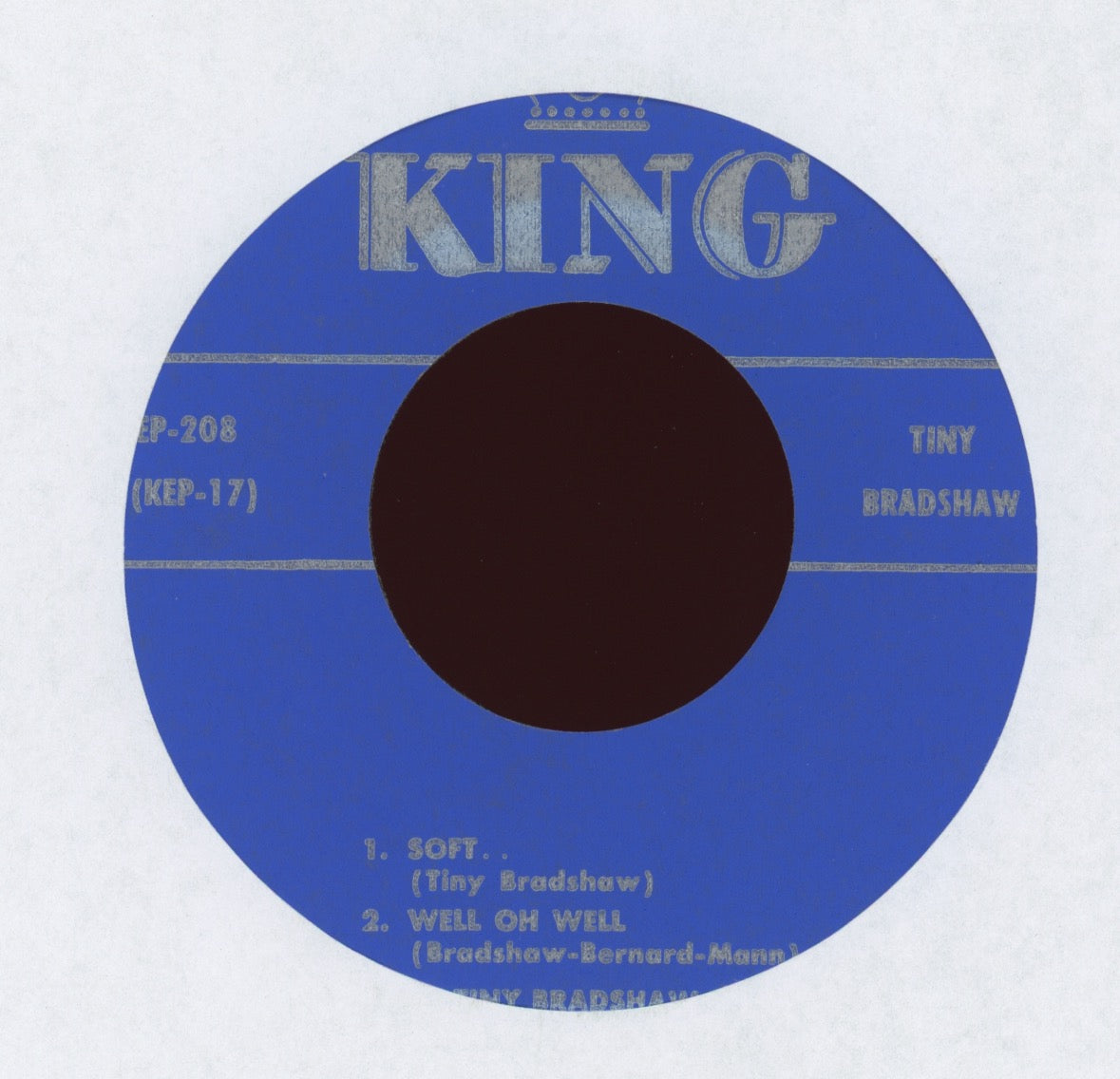 Tiny Bradshaw - Train Kept A-Rollin' on King 45 EP 208 With Cover
