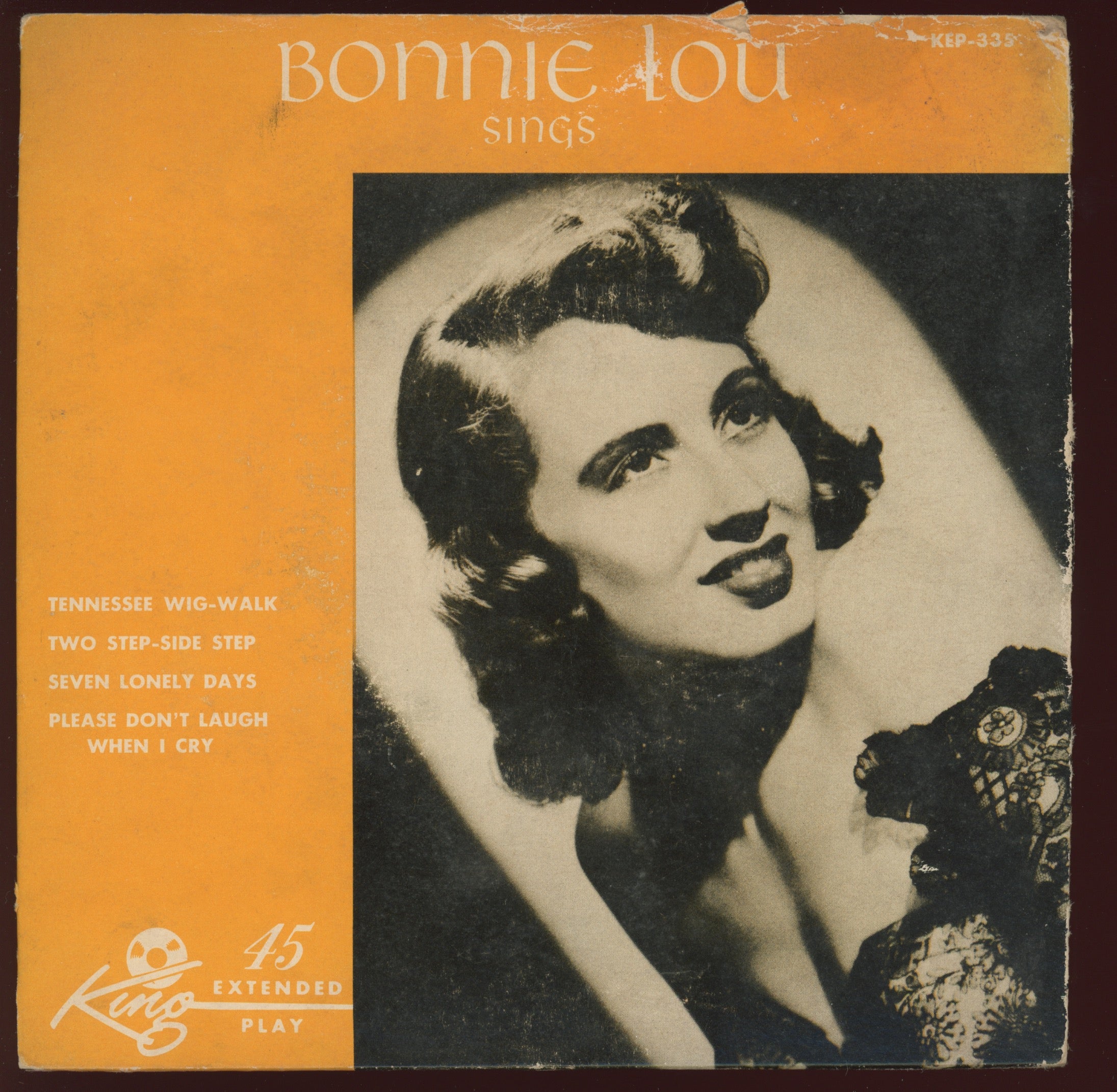 Bonnie Lou - Bonnie Lou Sings on King 45 EP 335 With Cover