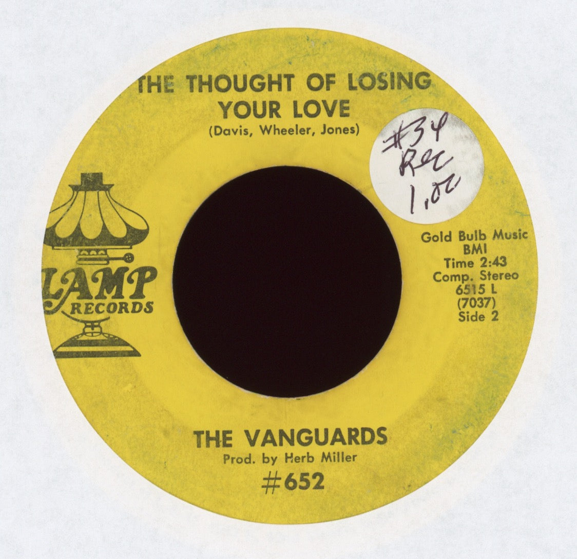 The Vanguards - The Thought Of Losing Your Love on Lamp