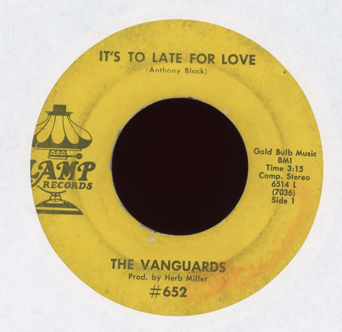 The Vanguards - The Thought Of Losing Your Love on Lamp
