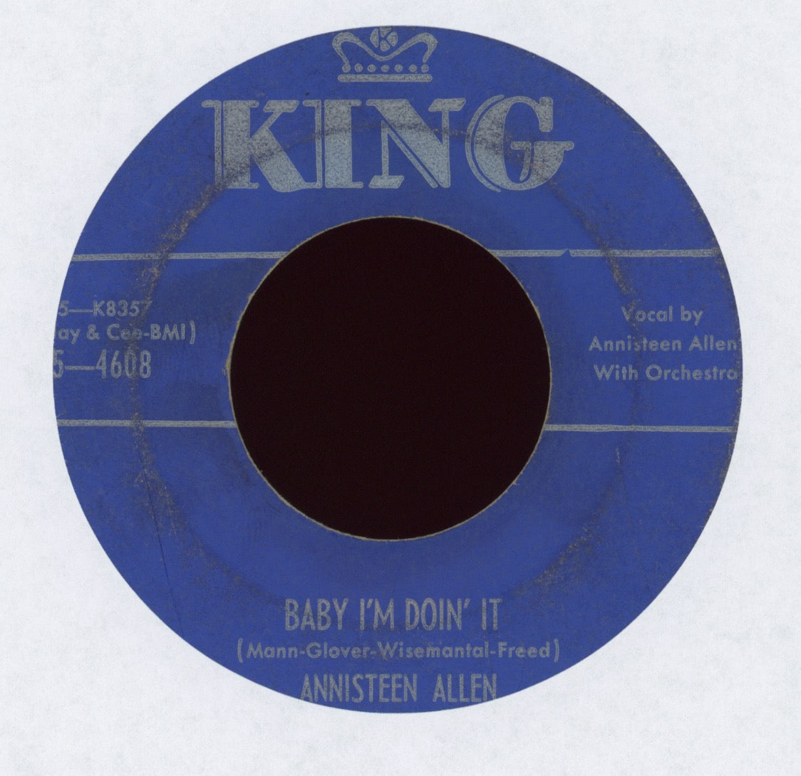 Annisteen Allen - Baby I'm Doin' It on King