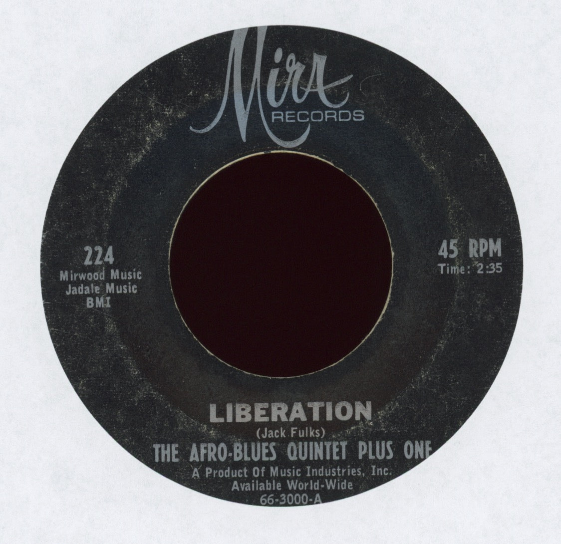 The Afro Blues Quintet Plus One - Liberation on Mira