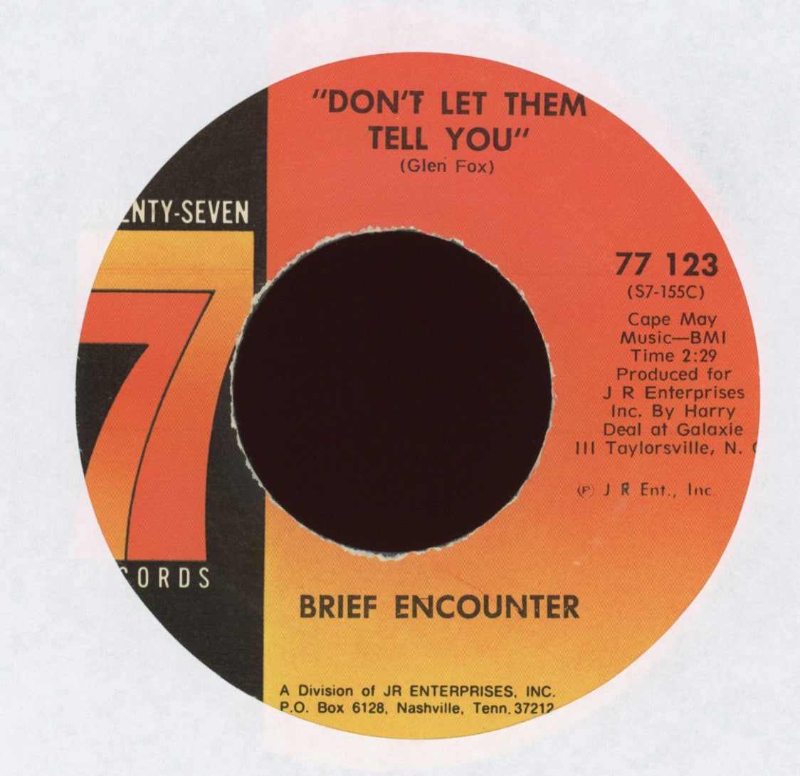 Brief Encounter - I’m So Satisfied on Seventy Seven