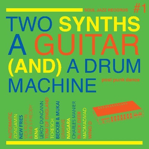 [DAMAGED] Various - Soul Jazz Records Presents: Two Synths, A Guitar (and) A Drum Machine - Post Punk Dance Vol. 1 [Indie-Exclusive Green Vinyl]