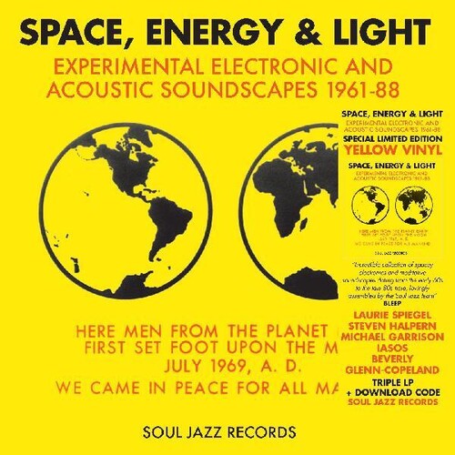 Various - Soul Jazz Records Presents: Space, Energy & Light: Experimental Electronic And Acoustic Soundscapes 1961-88 [Yellow Vinyl]