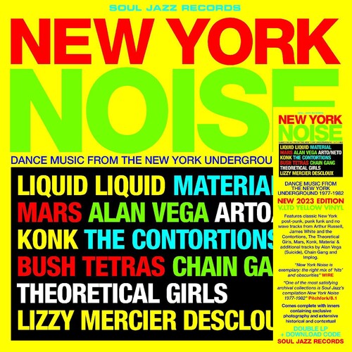 Various - Soul Jazz Records Presents - New York Noise: Dance Music from the New York Underground [Yellow Vinyl]