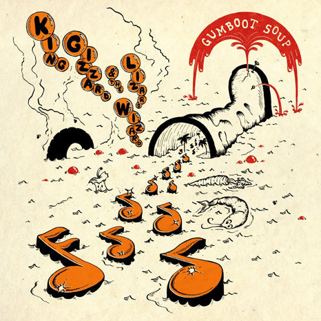 King Gizzard & The Lizard Wizard - Gumboot Soup [Orange Vinyl w/ Black And Red Splatter]