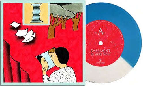 Basement - Be Here Now [7" White/blue Vinyl]