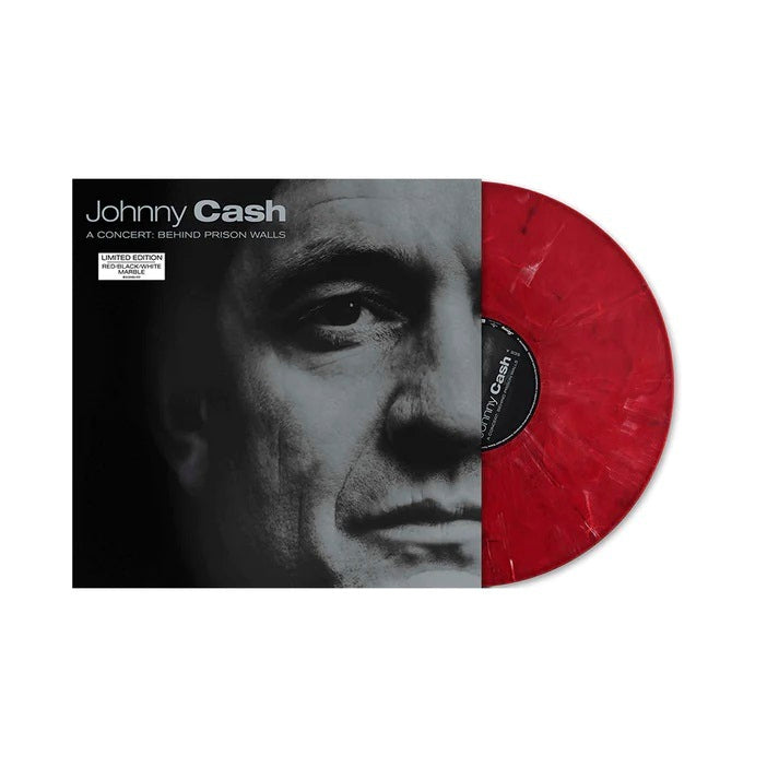 Johnny Cash - A Concert: Behind Prison Walls [Red / Black / White Marble Vinyl]