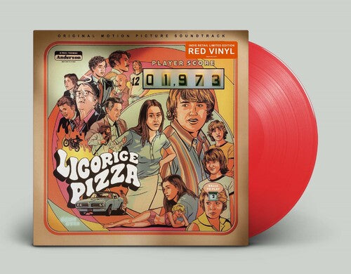 [DAMAGED] Various Artists - Licorice Pizza (Original Motion Picture Soundtrack) [Red Vinyl] [LIMIT 1 PER CUSTOMER]