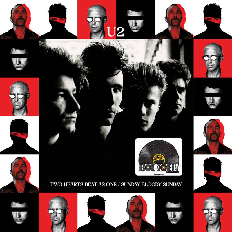 U2 - Two Hearts Beat As One / Sunday Bloody Sunday - War & Surrender Mixes [White Vinyl]