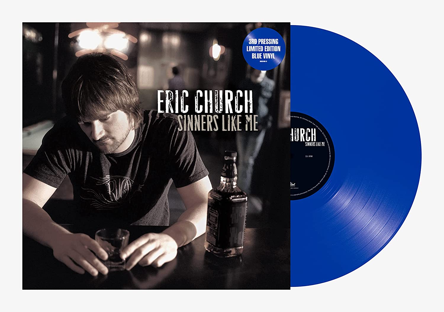 [DAMAGED] Eric Church - Sinners Like Me [Blue Vinyl]
