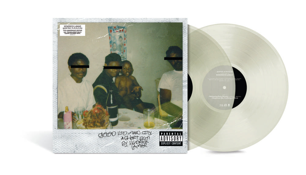 [DAMAGED] Kendrick Lamar - good Kid, M.A.A.D City (10th Anniversary Edition) [Indie-Exclusive Clear Vinyl]