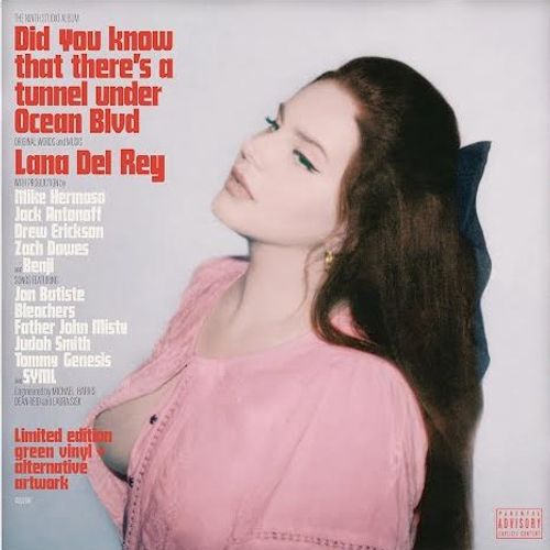 [DAMAGED] Lana Del Rey - Did You Know That There's A Tunnel Under Ocean Blvd [Alternate Cover] [Green Vinyl] [LIMIT 1 PER CUSTOMER]