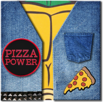 Teenage Mutant Ninja Turtles - Pizza Power Single [7" w/ 2 Patches]