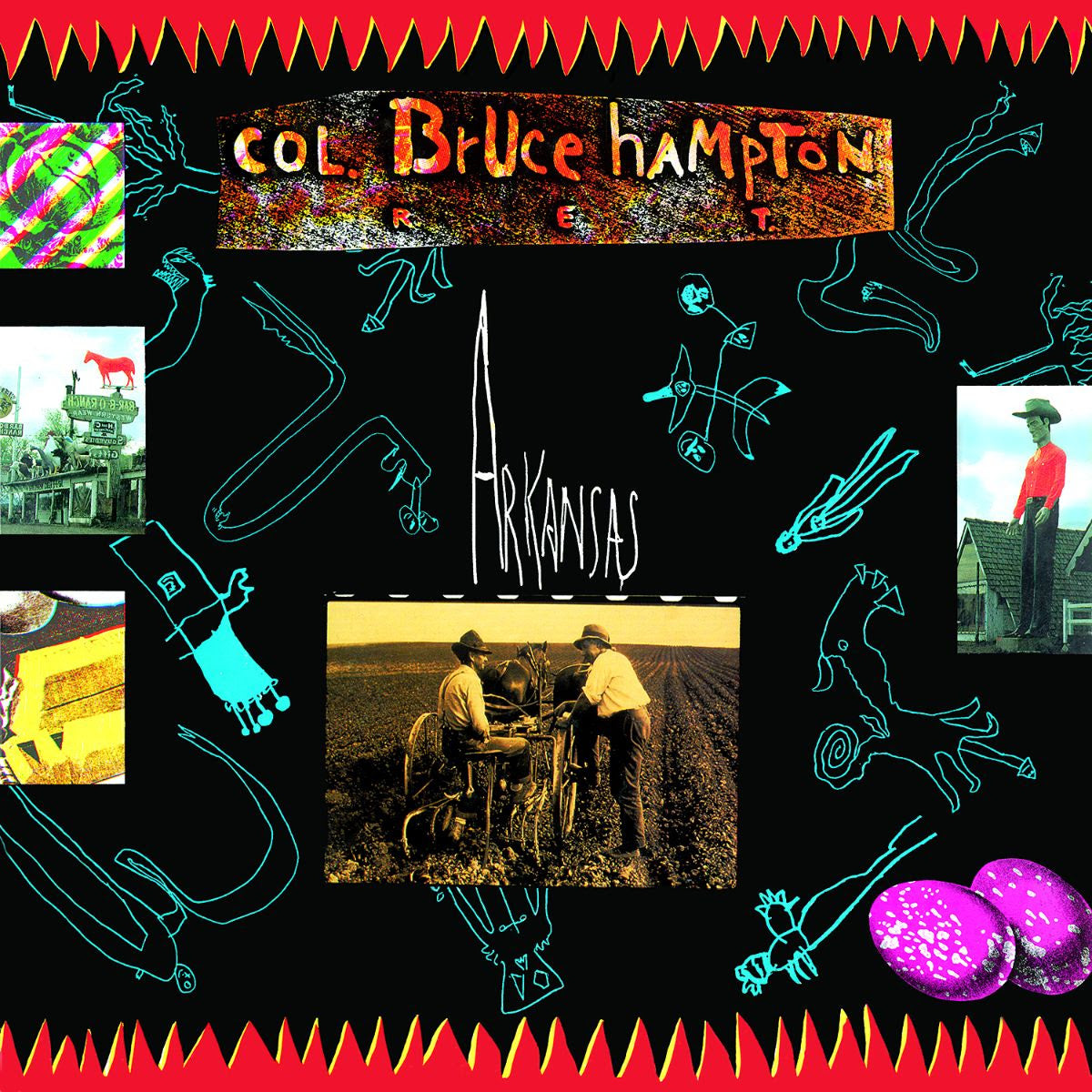 Col. Bruce Hampton - Arkansas [2-lp Blue & Pink Vinyl]