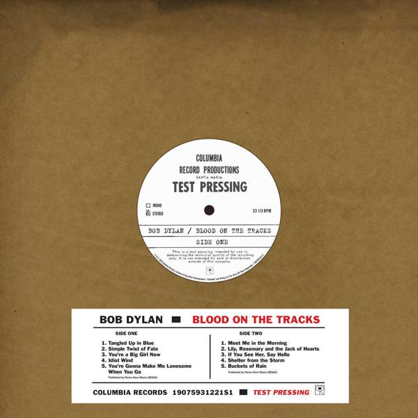 Bob Dylan - Blood On The Tracks - Original New York Test Pressing