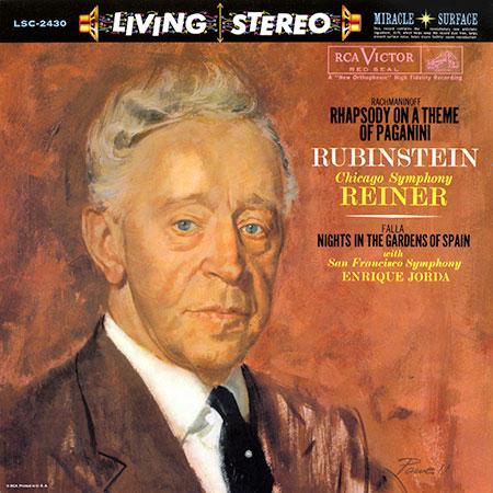 Rubinstein / Reiner / Jorda - Rachmaninoff: Rhapsody on a Theme of Paganini/ Falla: Nights in the Gardens of Spain
