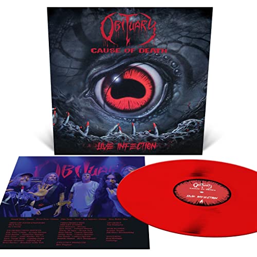 Obituary - Cause Of Death - Live Infection [Red Vinyl]