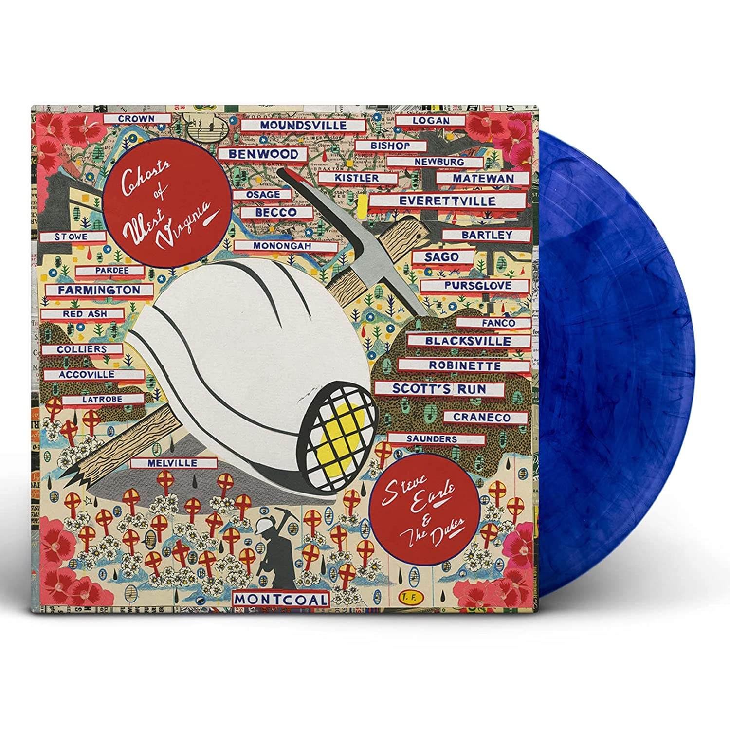 Steve Earle and The Dukes - Ghosts Of West Virginia [Blue & Black Vinyl]