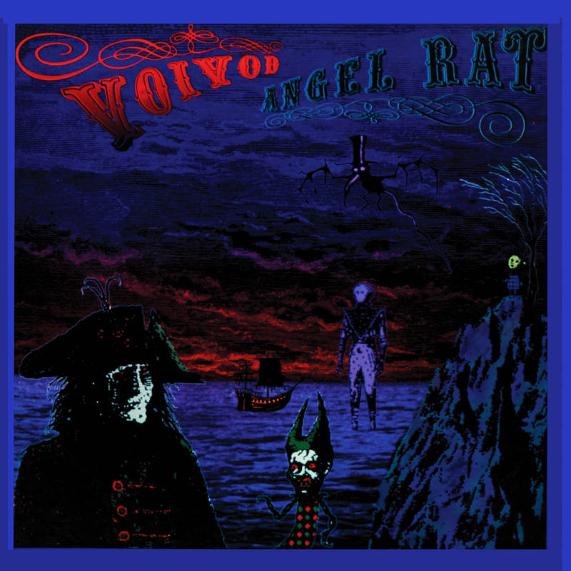 Voivod - Angel Rat [Deep Purple w/ Lime Monster Green Swirl Vinyl]
