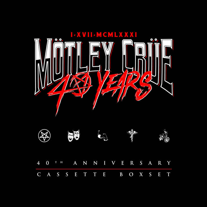 Motley Crue - 40th Anniversary Cassette Boxset