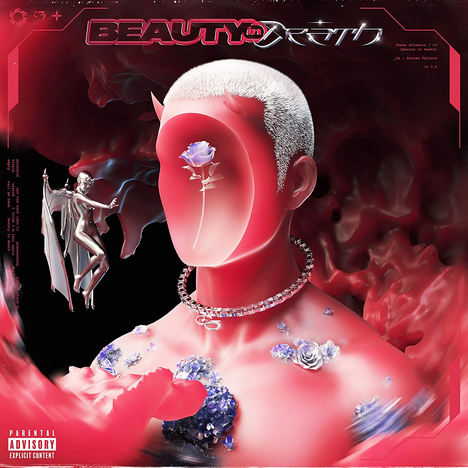 Chase Atlantic - Beauty In Death [Red & Black Vinyl]