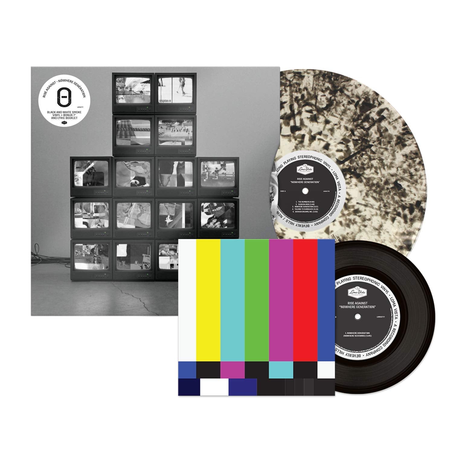 Rise Against - Nowhere Generation [Deluxe Edition Black & White Smoke + 7"]