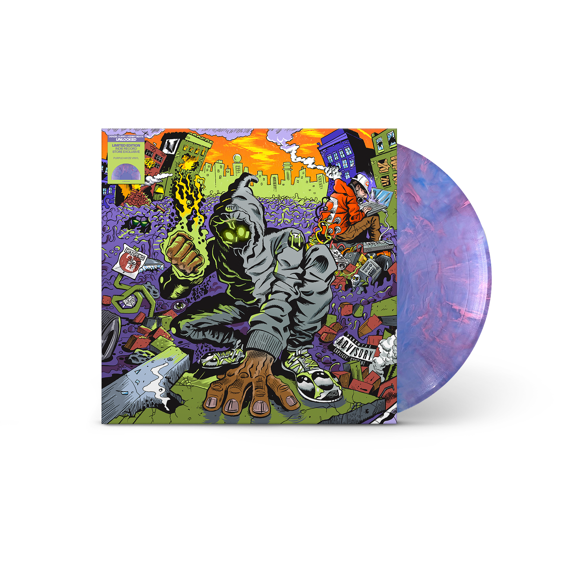 Denzel Curry & Kenny Beats - Unlocked [Indie-Exclusive Purple Hayze Vinyl]