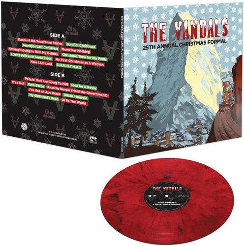 [DAMAGED] The Vandals - 25th Annual Christmas Formal [Red & Black Marbled Vinyl]