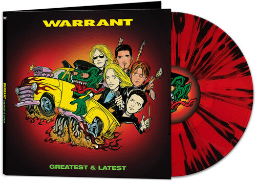 Warrant - Greatest & Latest [Red & Black Splatter]