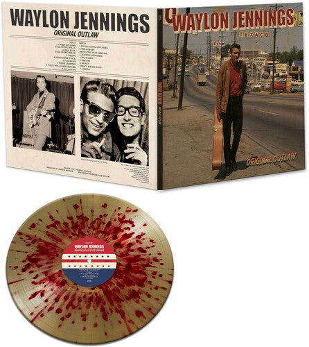 Waylon Jennings - Original Outlaw [Red on Gold Splatter Vinyl]
