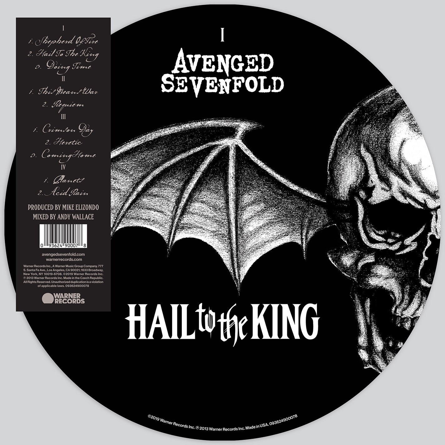 Avenged Sevenfold - Hail To The King [Picture Disc]