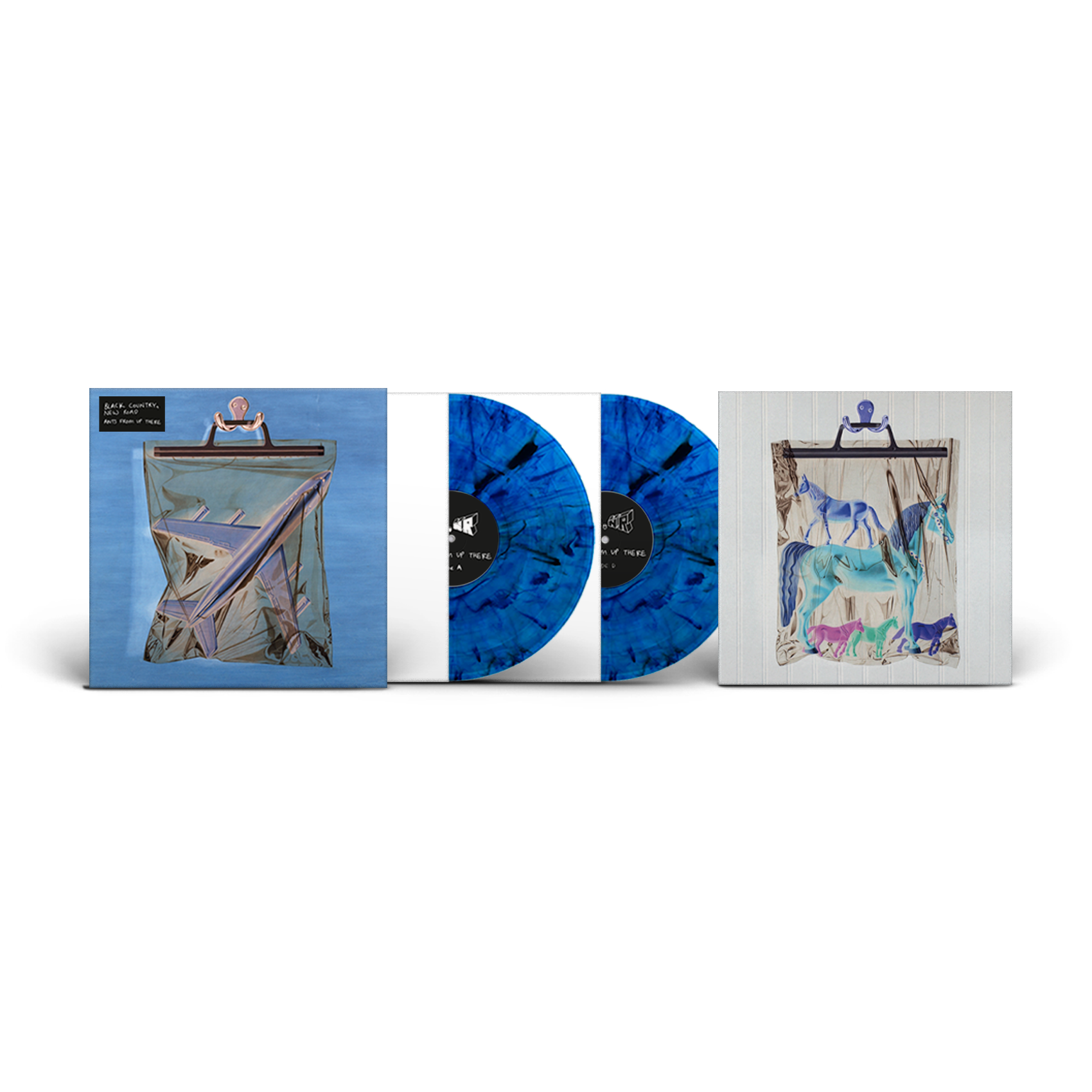 [DAMAGED] Black Country, New Road - Ants From Up There [Marbled Blue Vinyl]
