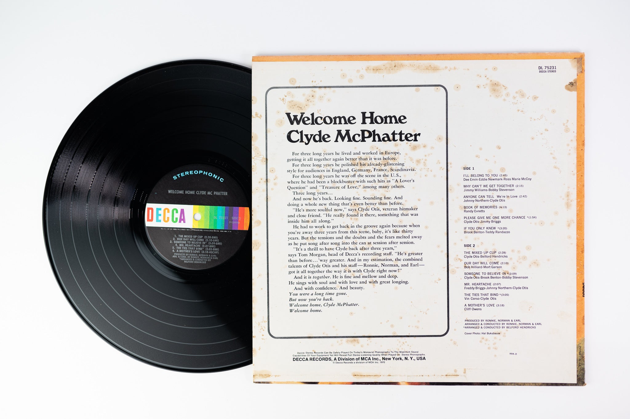 Clyde McPhatter - Welcome Home on Decca